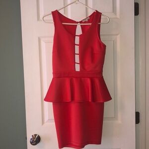 Charlotte Russe Orange Dress.